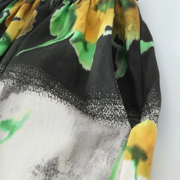 ZARA ZW WOMAN COLLECTION 2pc Co Ord Set Midi skirt & Blouse Size Medium NWT - Picture 13 of 16